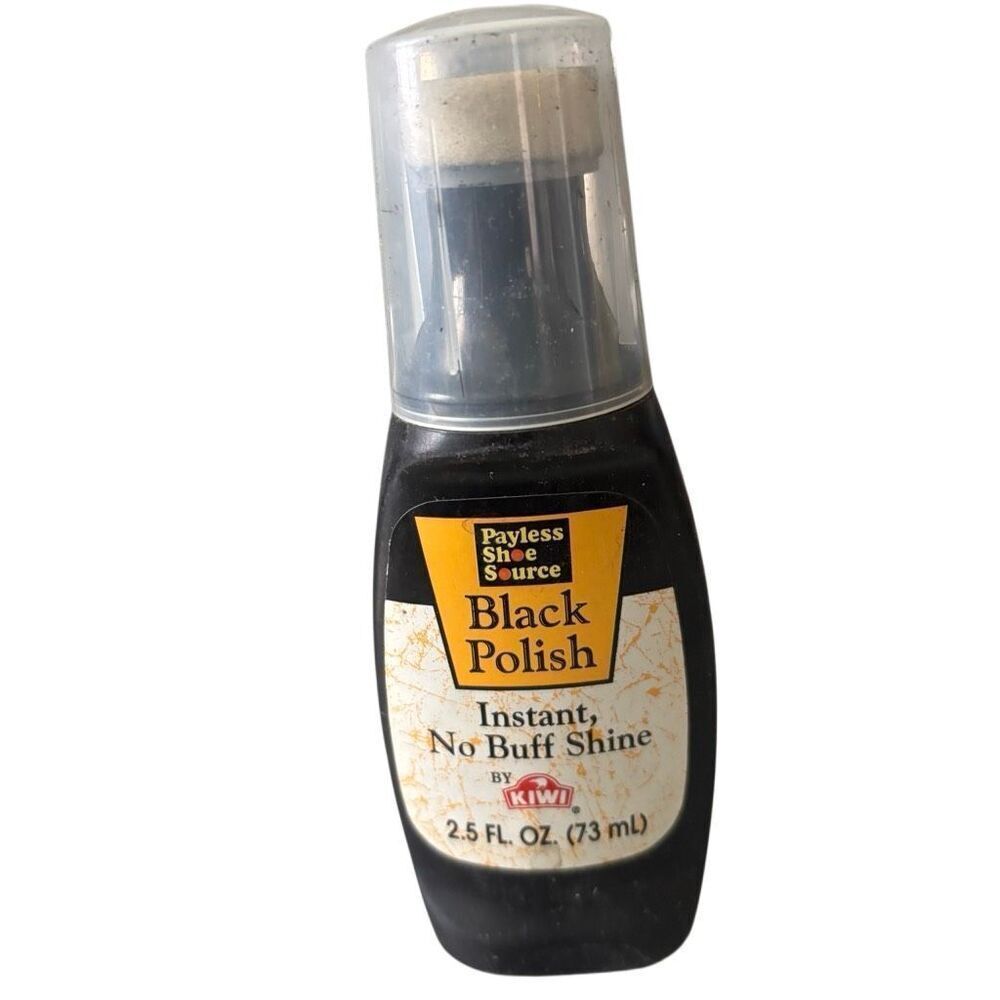 Payless Shoe Source KIWI Black Shoe Polish